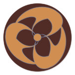 Autumn Spiral Crescent Triquetra Stickers