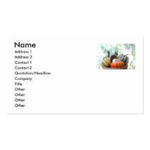 Autumn Squirrel Business Card Template