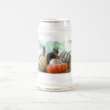 Autumn Squirrel Coffee Mugs