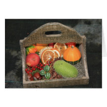 Autumn still life greeting cards