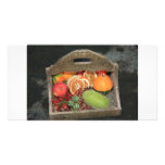 Autumn still life photo greeting card