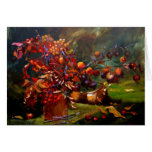 Autumn Still Life with Crab Apple Card