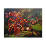 Autumn Still Life with Crab Apple Postcard