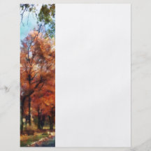 Autumn Street Perspective Flyer Design