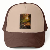 Autumn Sun in Central Park, New York City Hats