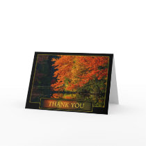Autumn Thank You Acknowledgement Cards