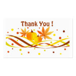 Autumn Thank You ! - Card Business Cards