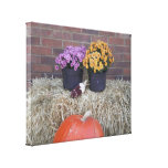 Autumn Thanksgiving Harvest Fall Scene Gallery Wrap Canvas