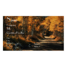 Autumn Trail Business Card Template