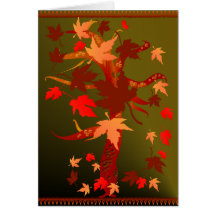 Autumn Tree Card