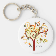 Autumn Tree Key chain