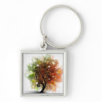 Autumn Tree Keychain