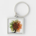 Autumn Tree Keychain