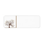 Autumn Tree Label