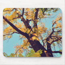 Autumn tree mousepad