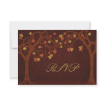 Autumn Trees RSVP Response Card