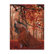 Autumn Tryst Postcard