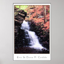 Autumn Waterfall I Posters