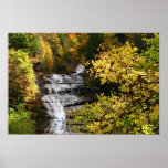 Autumn Waterfall posters