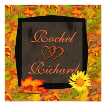 Autumn Wedding INVITATIONS