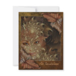 Autumn Wood Nymph Small Invitation