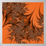 Autumnal Fractal Poster