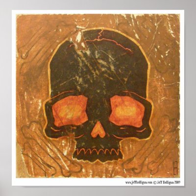 AutumnSkulleton Posters by Jhulligan