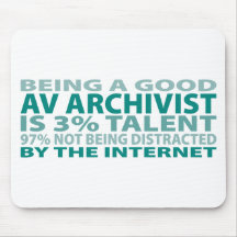 AV Archivist 3% Talent Mouse Mat