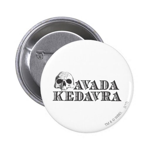 Avada Kedavra Pinback Buttons