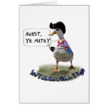 AVAST, MATEY! It be Pirate speak day Greeting Cards