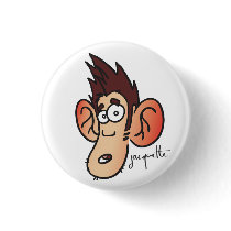 avatar jacquette effrayé pin's avec agrafe
