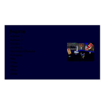 Avatars Dancing Business Card Template