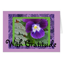 Avec gratitude cartes