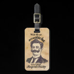 Avec la grande moustache, vient la grande responsa étiquettes à bagages