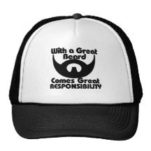 Avec une grande barbe vient le grand resposibility casquettes