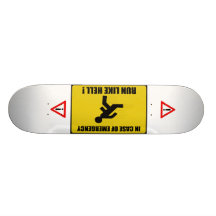 Avertissement COURU ! ! Plateaux De Planche À Roulettes