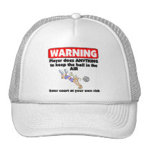 Avertissement de VolleyChick Casquettes