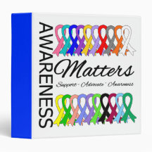 Avery Binder Awareness Matters Ribbons Of Cancer