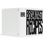Avery Binder, Tall Skinny Text, Breakfast Recipes