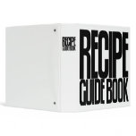 Avery Binder, Tall Skinny Text, Recipe Guide Book