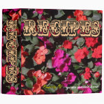 Avery Flower Recipe Binder