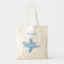 Aviateur de bébé Fourre-tout-Bleu Sac