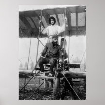 Aviateur Henri Farman et épouse, les années 1900 t Posters