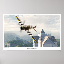 Aviation Art Poster "HAWKER TEMPEST" プリント