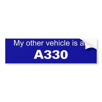 Aviation Bumper Sticker by WillieGuapo