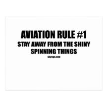 AVIATION RULE 1 POSTCARDS