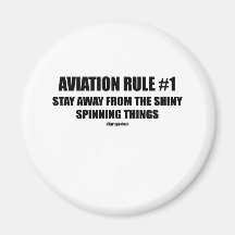 AVIATION RULE 1 REFRIGERATOR MAGNET