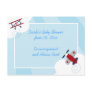 Aviator Airplane Baby Shower Advice Cards Postcards