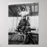 Aviator Henri Farman and Wife, early 1900s Posters