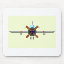 Aviator Plane Mousepad